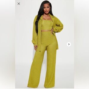 Brielle 3 piece Pants Set